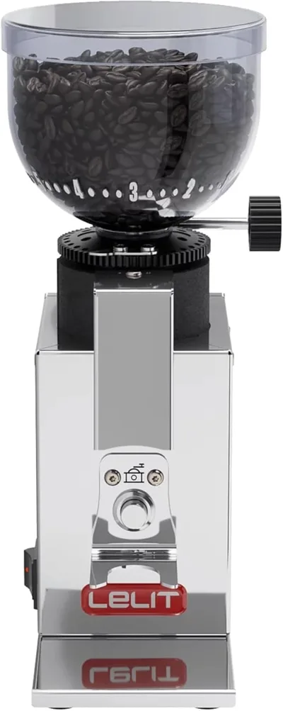 Lelit Fred, molinillo cónico 38 mm con dosificador pulido