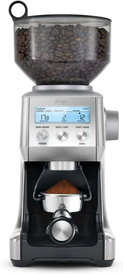 Sage Smart Grinder Pro, molinillo cónico de acero inoxidable