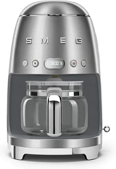 Smeg DCF02, cafetera de goteo en acero inoxidable