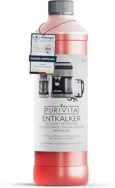 PURIVITA, descalcificador universal cafetera y hervidor 500 ml