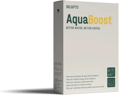 Incapto AquaBoost, filtro de agua para cafeteras (6 meses)